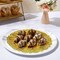 60 Pack Round Paper Placemats for Dining Table, Formal Events, Decorative Gold Lace Paper Doilies, Bulk Disposable Charger Plates for Cakes, Desserts, and Baked Goods (12 in)